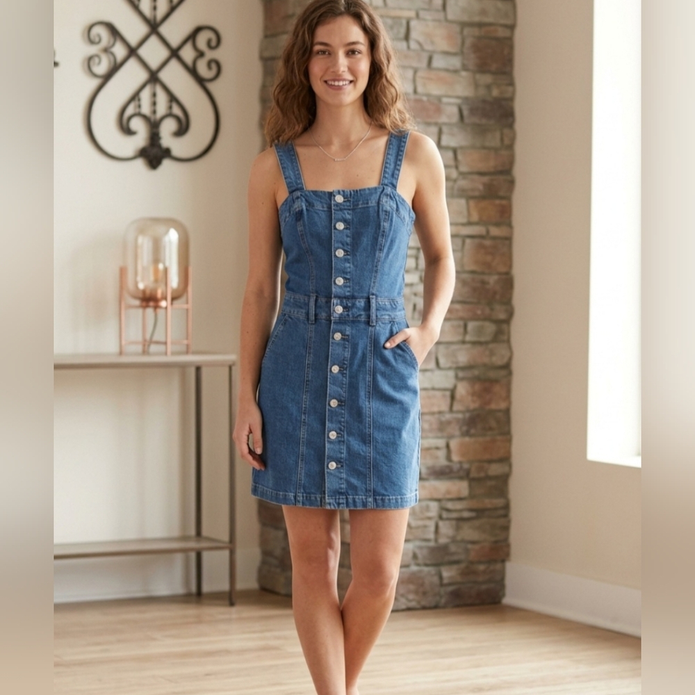 Paige Maddy Delia Denim Dress
